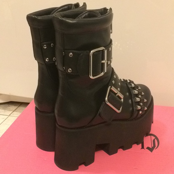 ❌SOLD❌Dolls Kill Charla Tedrick Loaded Ankle Boots - Picture 11 of 15